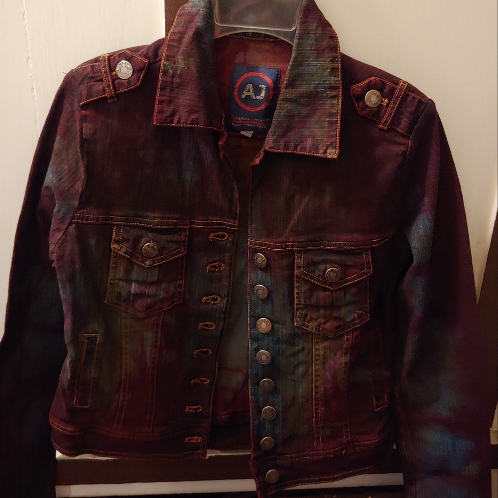 Active Jeans Tye Dye Denim Jacket